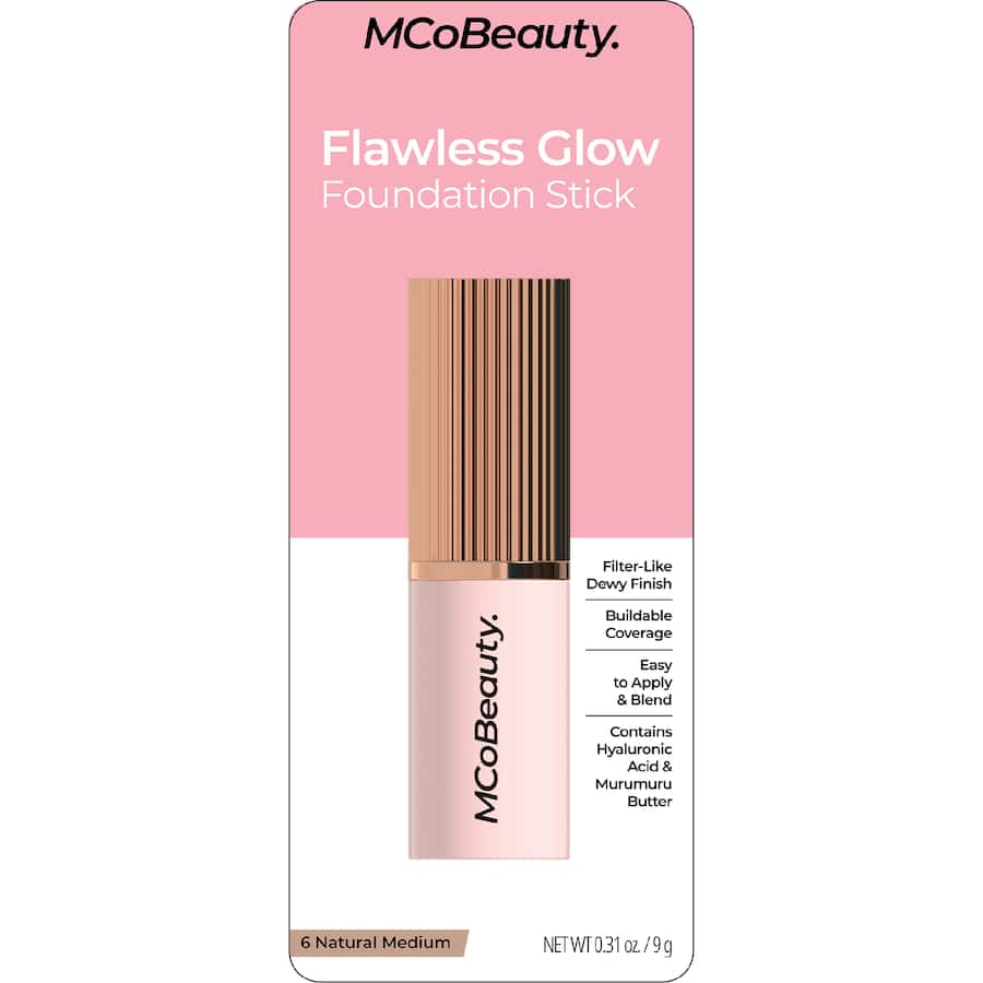 Mcobeauty Flawless Glow Foundation Stick 6 Natural Medium 9g