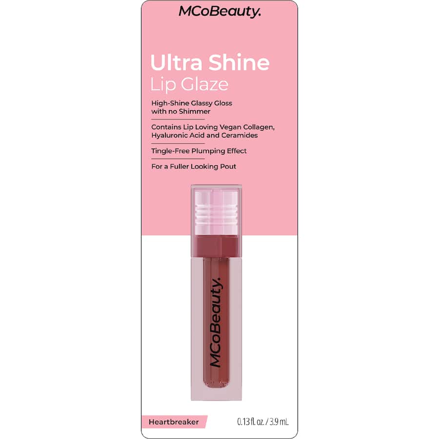 Mco Beauty Ultra Shine Lip Glaze Heartbreaker 3.9mL