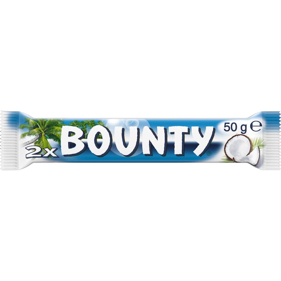Bounty Chocolate Bar 50g
