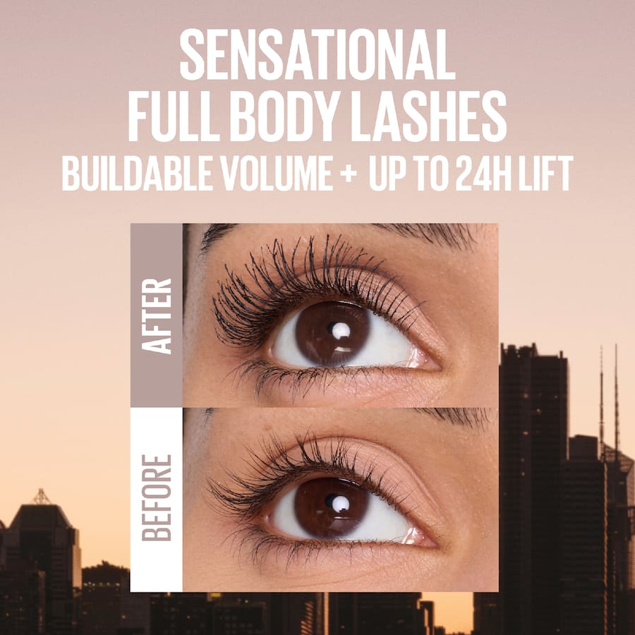Maybelline Lash Sensational Mascara Body Washable 28g