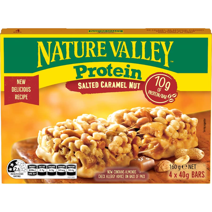 Nature Valley Protein Bars Salted Caramel 4 pack 160g
