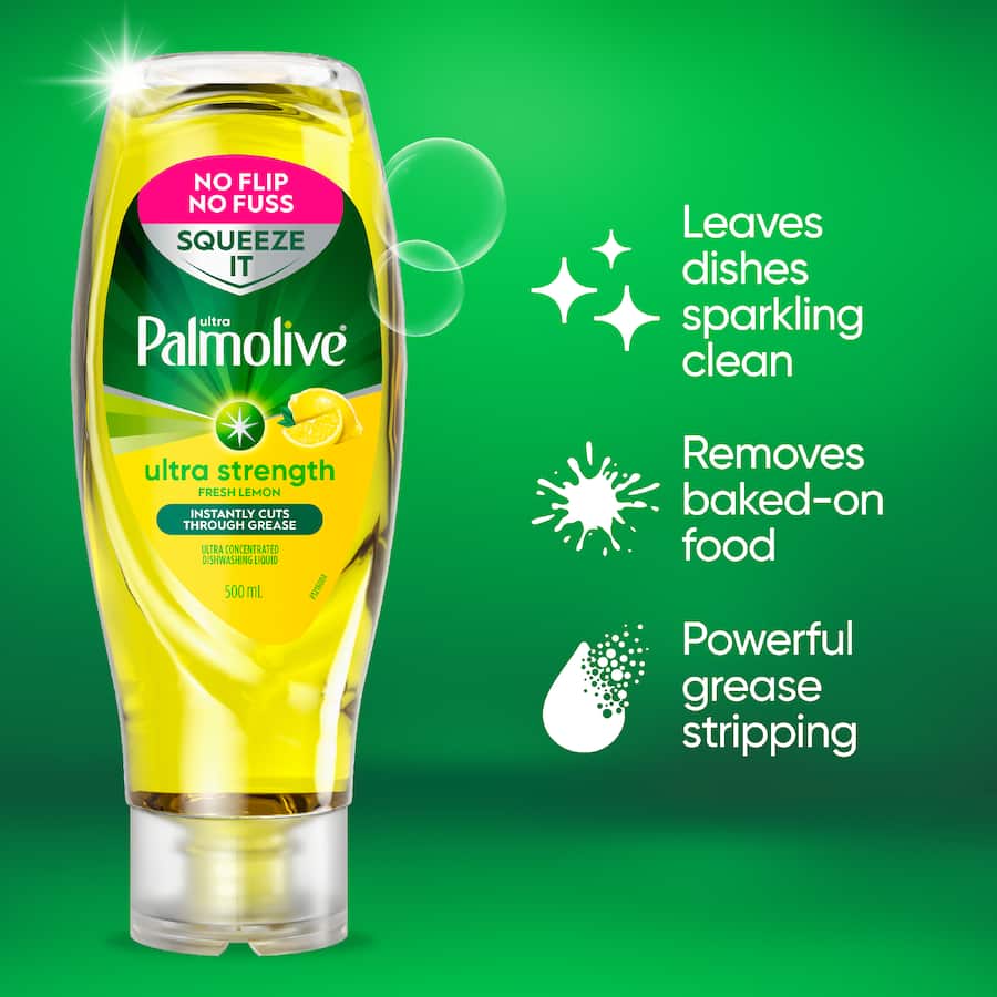 Palmolive Ultra Dishwash Liquid Squeeze It Lemon 500mL