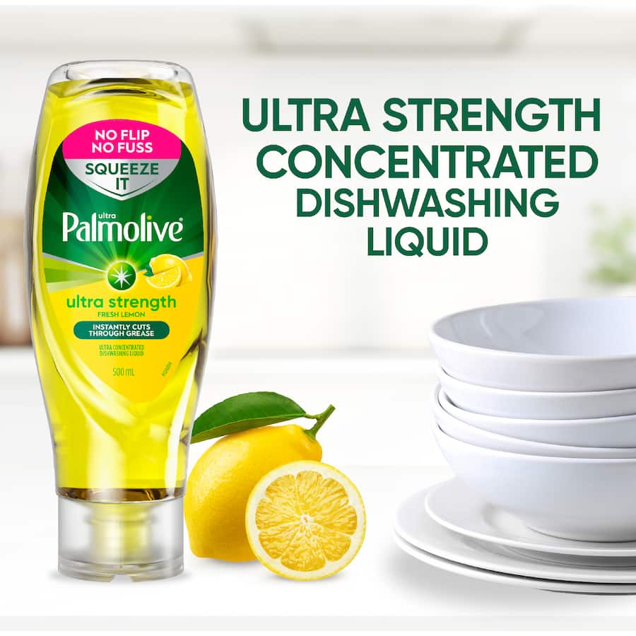 Palmolive Ultra Dishwash Liquid Squeeze It Lemon 500mL