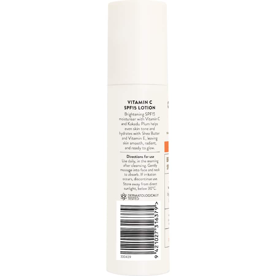 Glow Lab Moisturiser Vitamin C Bright Spf15 50mL
