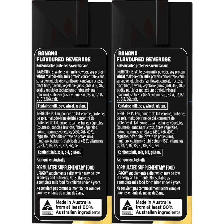 Sanitarium Up&go Liquid Breakfast Protein Energize Banana 250mL x 6pack