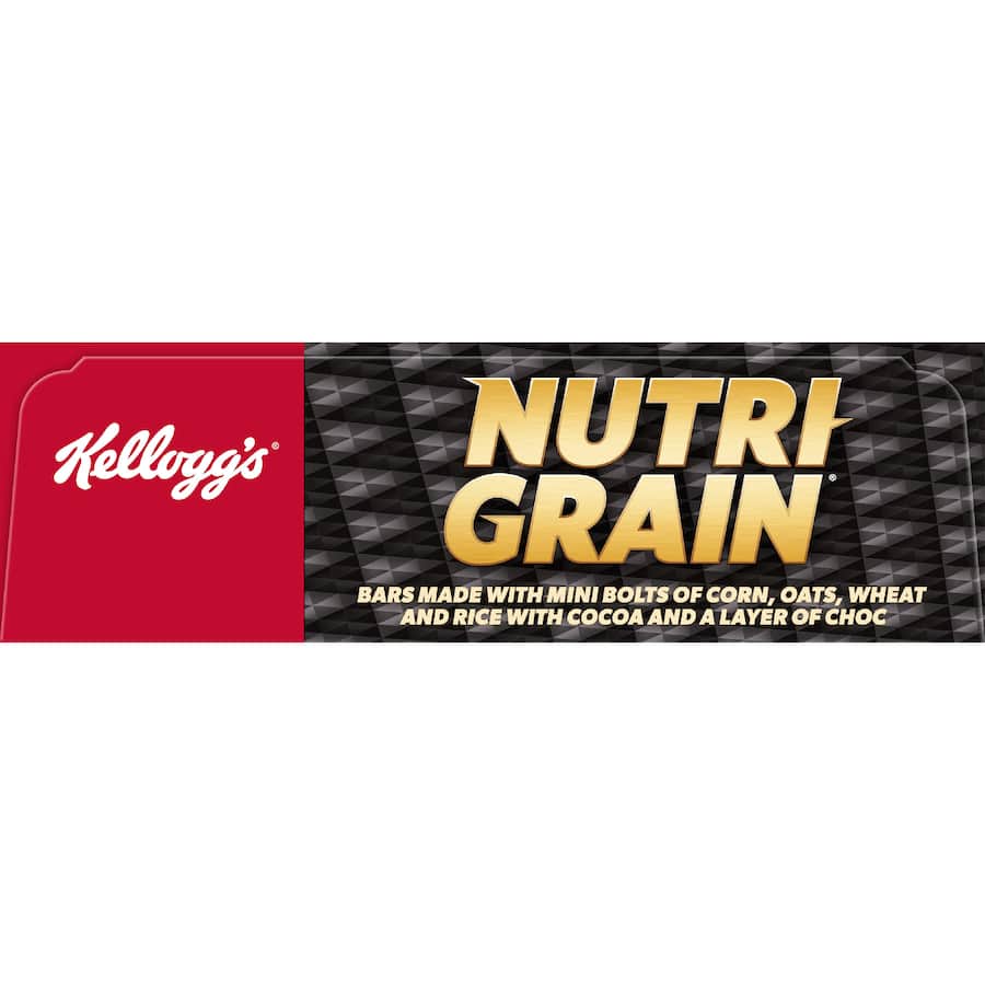Kelloggs Cereal Bars Nutri Grain Chocolate Malt 110g