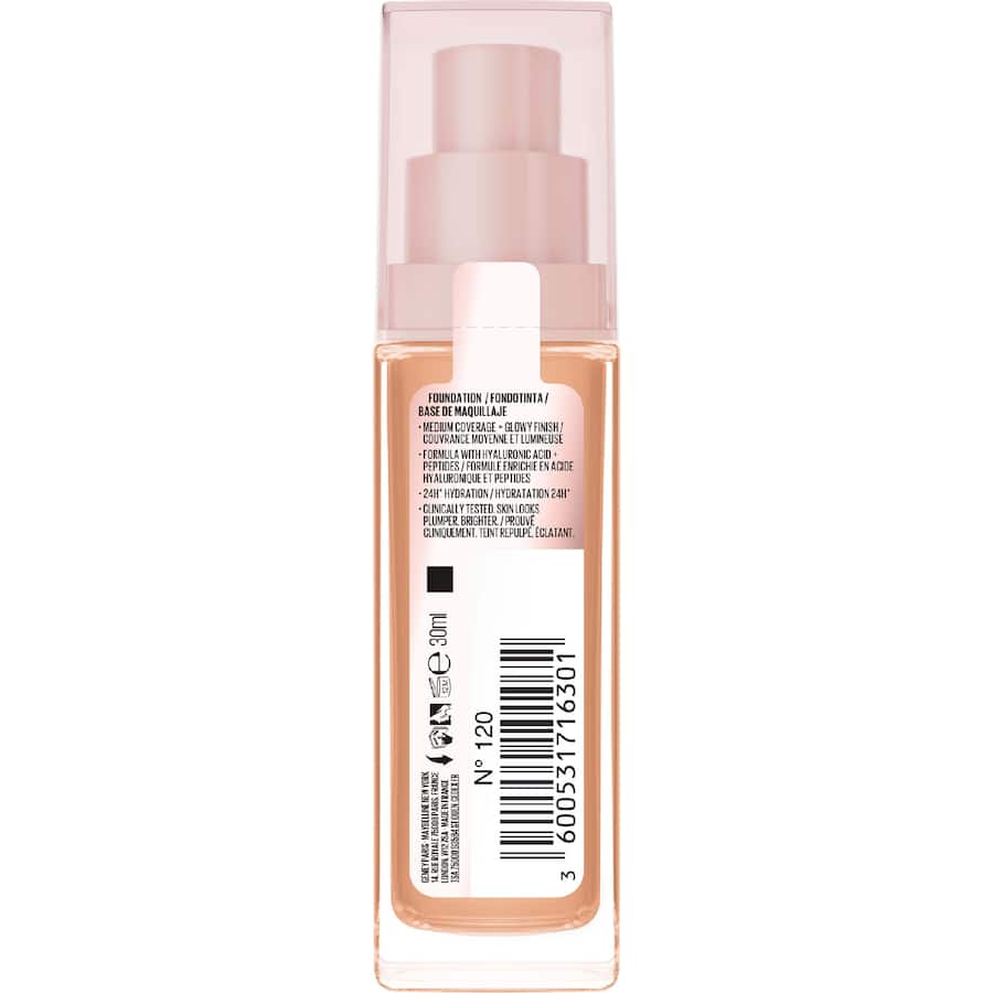 Maybelline Lifter Plump & Glow Foundation 120 30mL