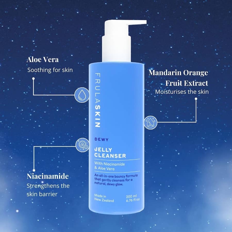 Frula Jelly Skin Cleanser With Niacinamide & Aloe Vera 200mL