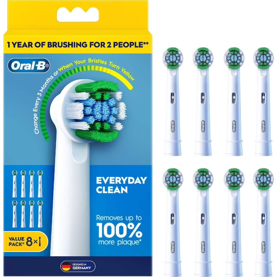 Oral B Replacement Brush Heads Everyday Clean 8pack