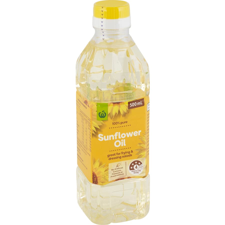 Woolworths Sunflower Oil 500mL