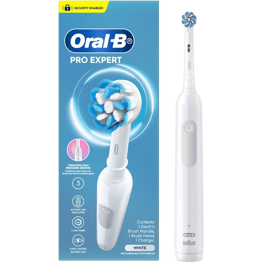 Oral B Pro Expert Electric Toothbrush Deep Clean White