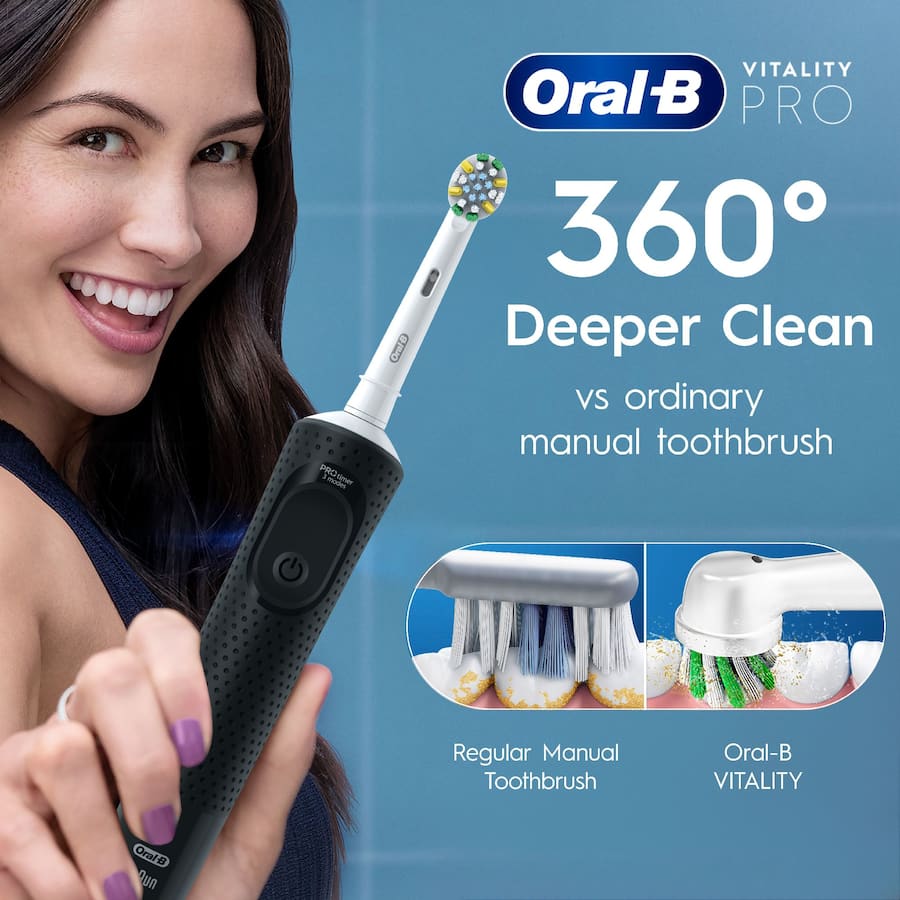 Oral B Vitality Pro Electric Toothbrush Pro Clean Black