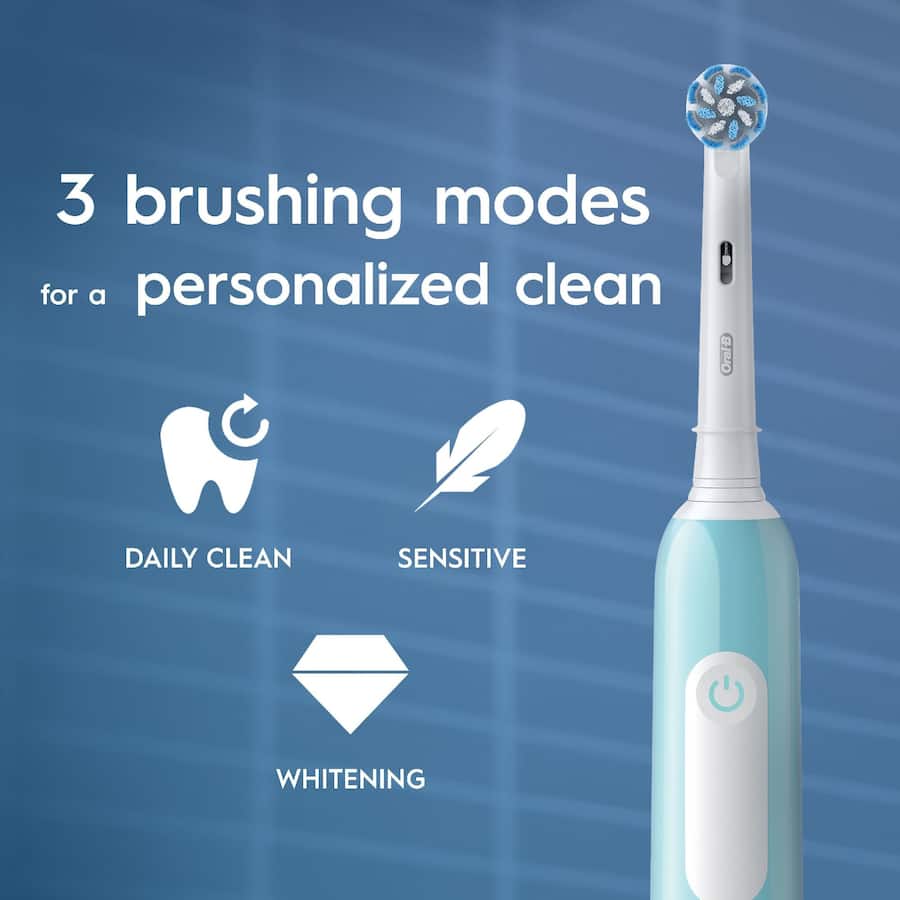 Oral B Pro Expert Electric Toothbrush Deep Clean Turquoise