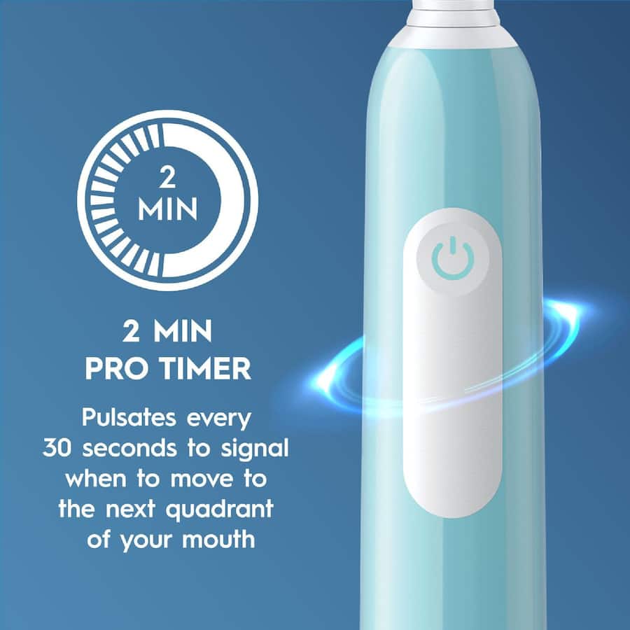 Oral B Pro Expert Electric Toothbrush Deep Clean Turquoise