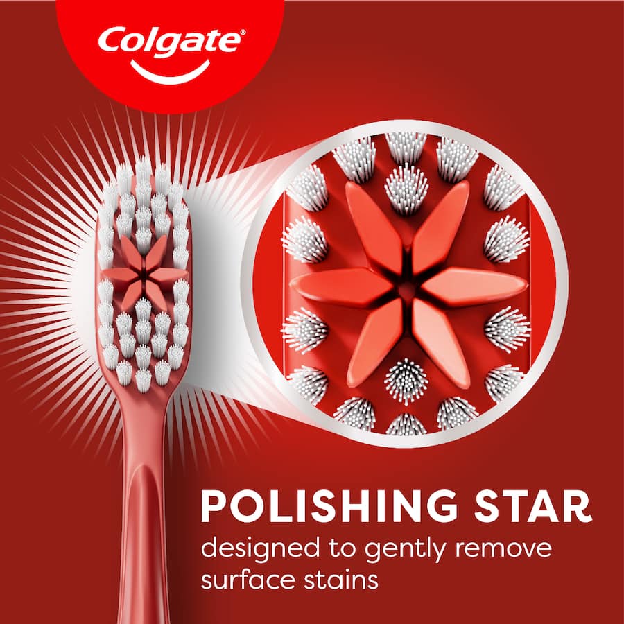 Colgate Toothbrush Brilliant White Medium 3pack