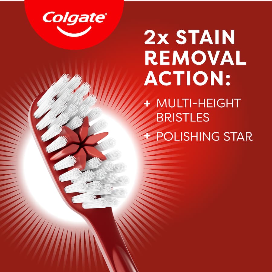 Colgate Toothbrush Brilliant White Medium 3pack