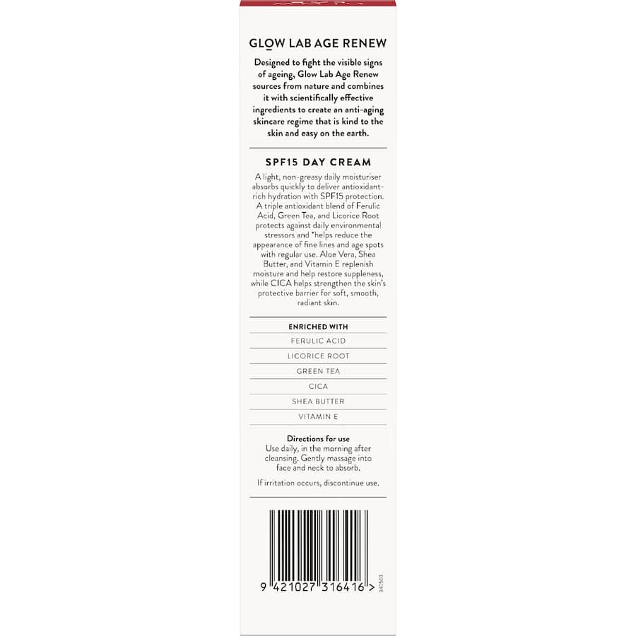Glow Lab Day Cream Age Renew 50mL
