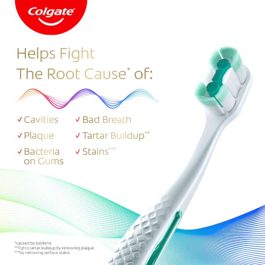 Colgate Toothbrush Total Foaming Clean Soft 3pack
