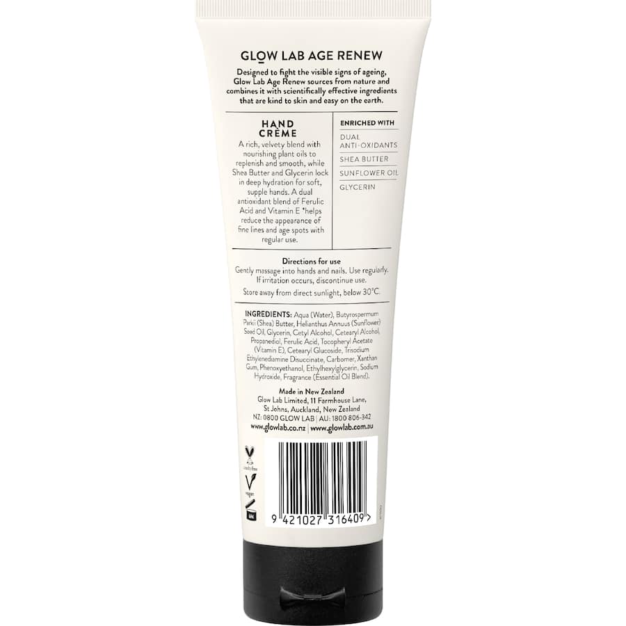 Glow Lab Hand Creme Age Renew 85mL