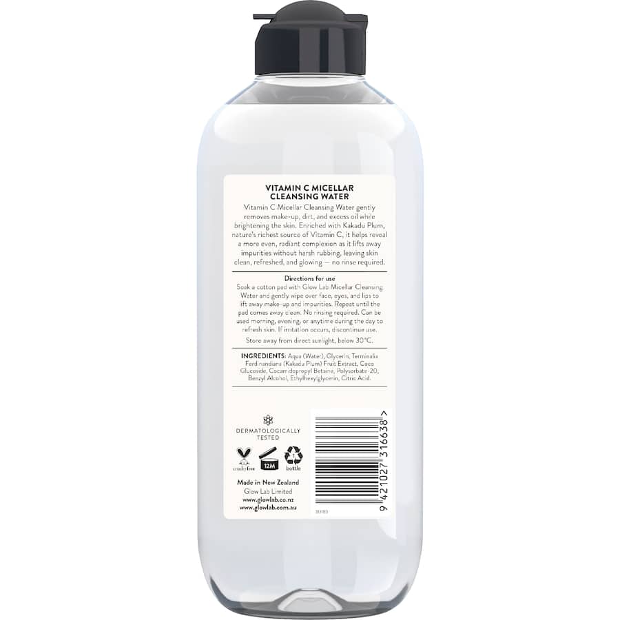 Glow Lab Cleanser Micellar Water Vitamin C 400mL