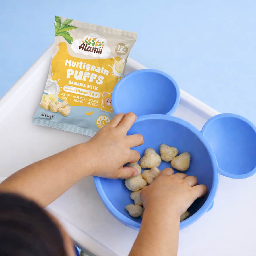 Alamii Multigrain Puffs Banana Milk 12g