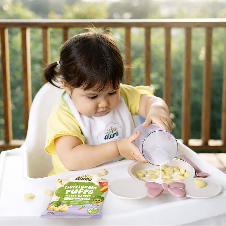 Alamii Multigrain Puffs Veggie Garden 12g