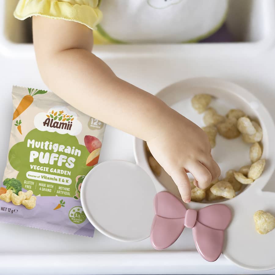 Alamii Multigrain Puffs Veggie Garden 12g