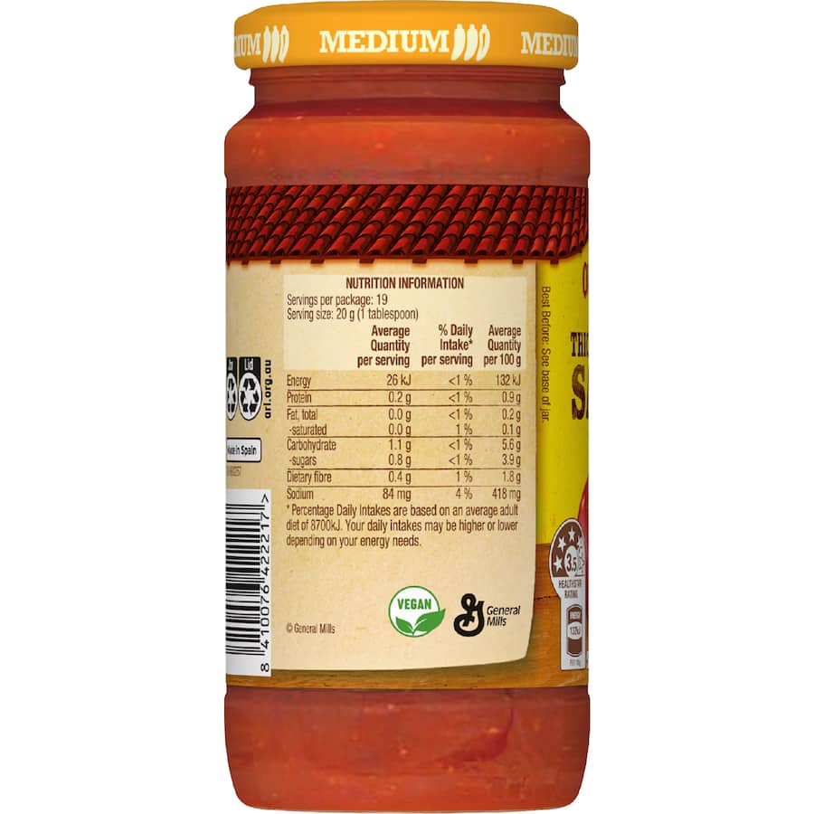 Old El Paso Salsa Thick 'N Chunky Medium 395g