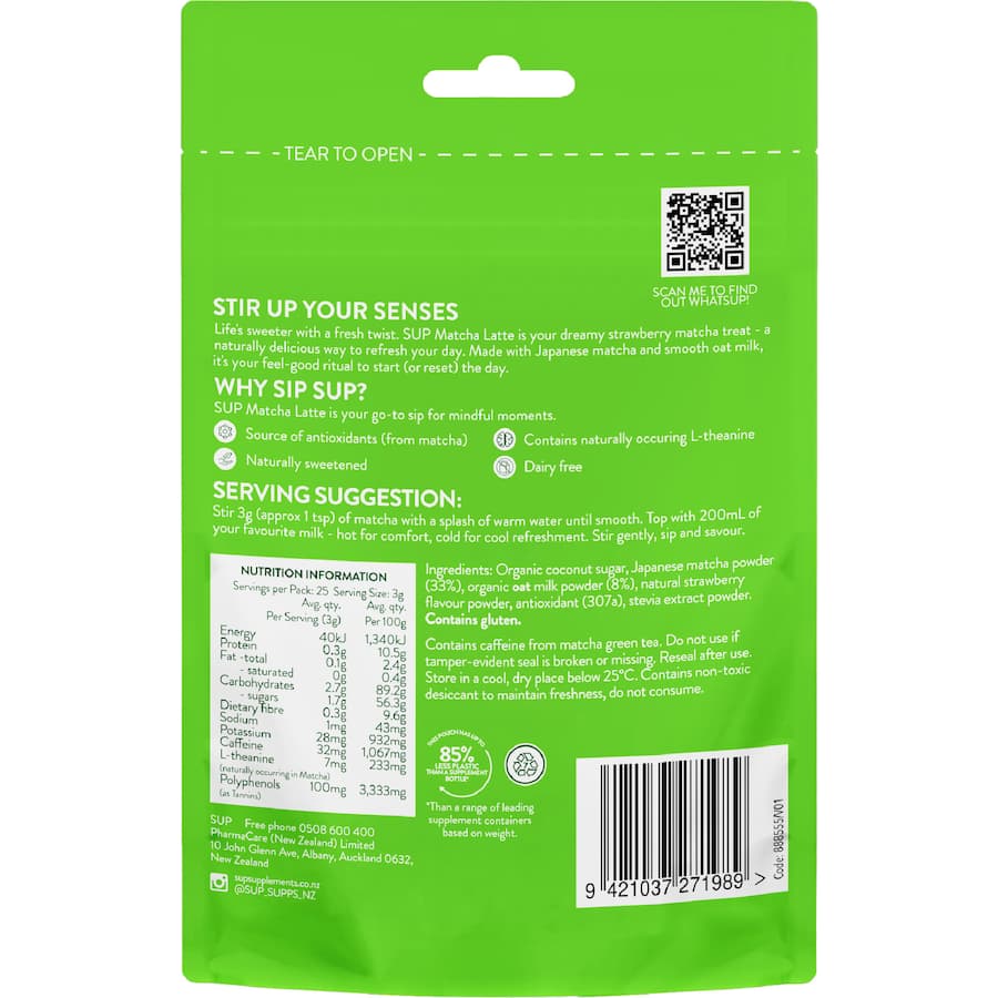 Sup Matcha Latte Strawberry 75g