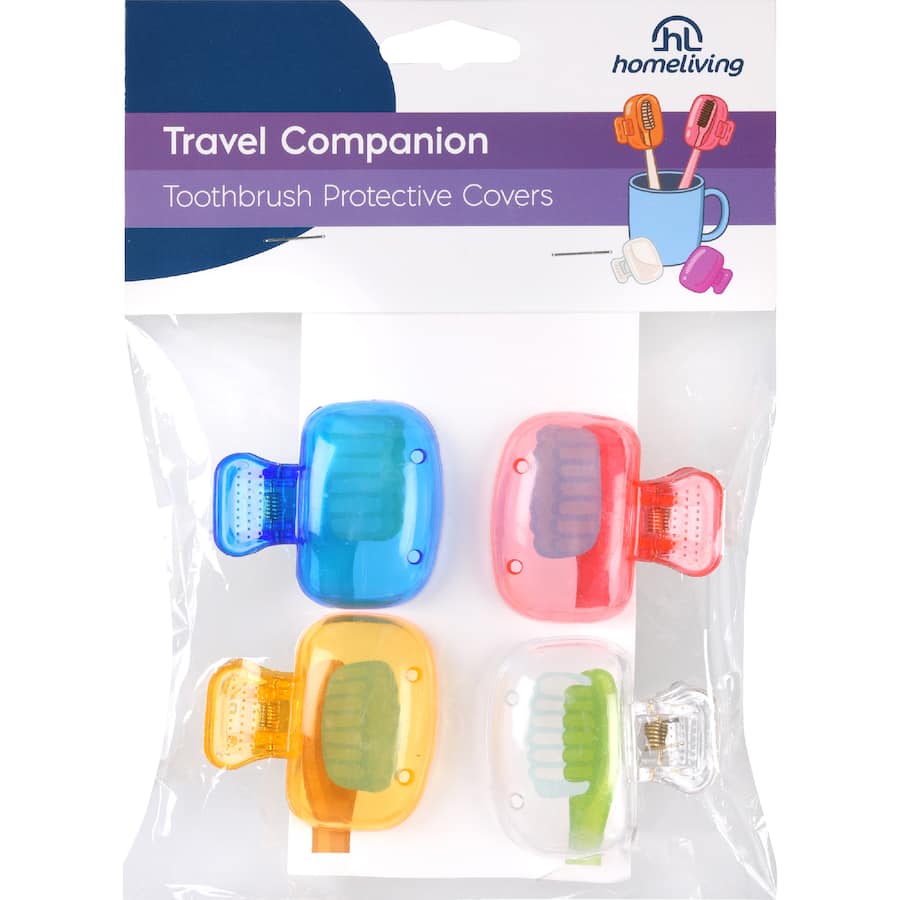 Homeliving Covers Toothbrush 4 pack