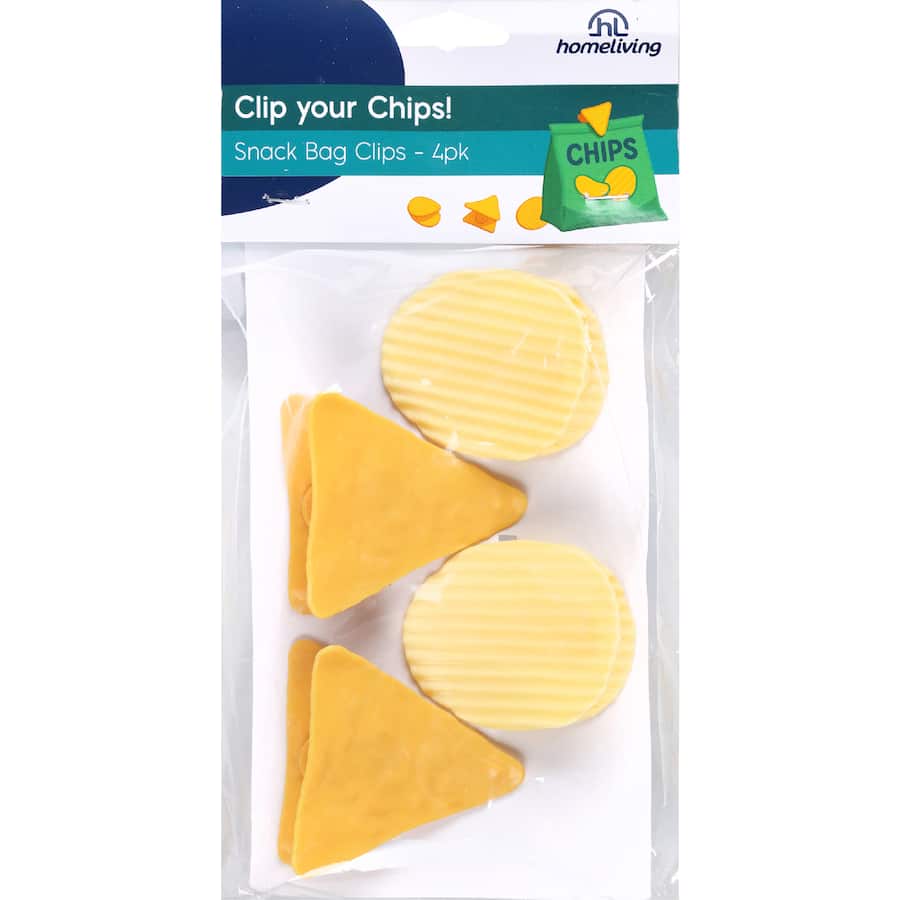 Homeliving Clips Snack Bag 4 pack
