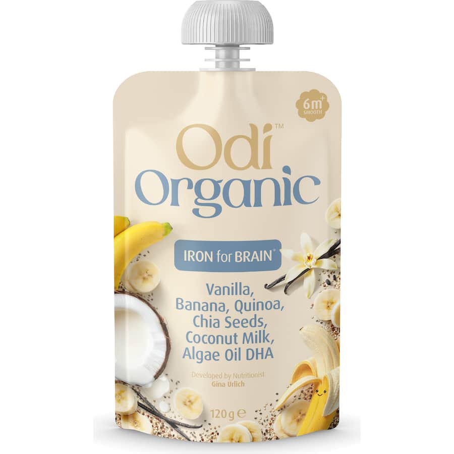 Odi Baby Food Puree Vanilla 120g