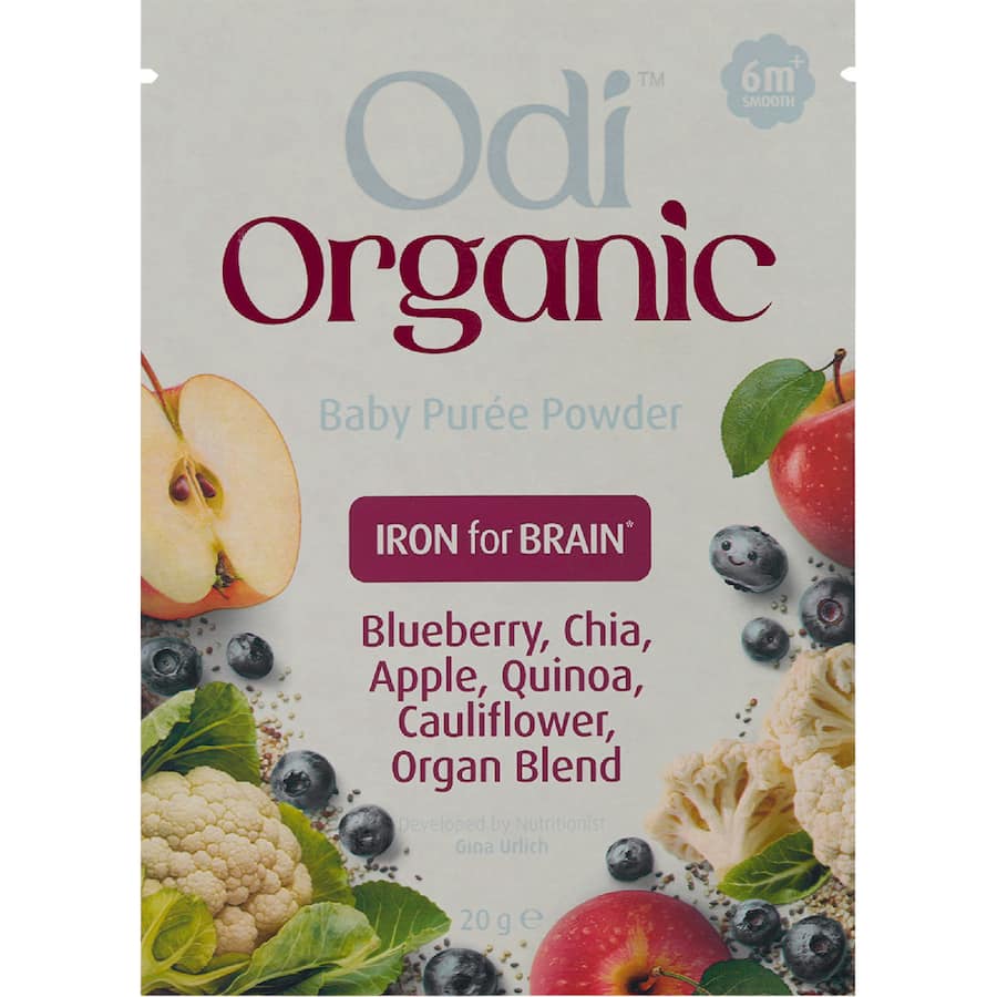 Odi Organic Baby Food Puree Powder Blueberry 20g