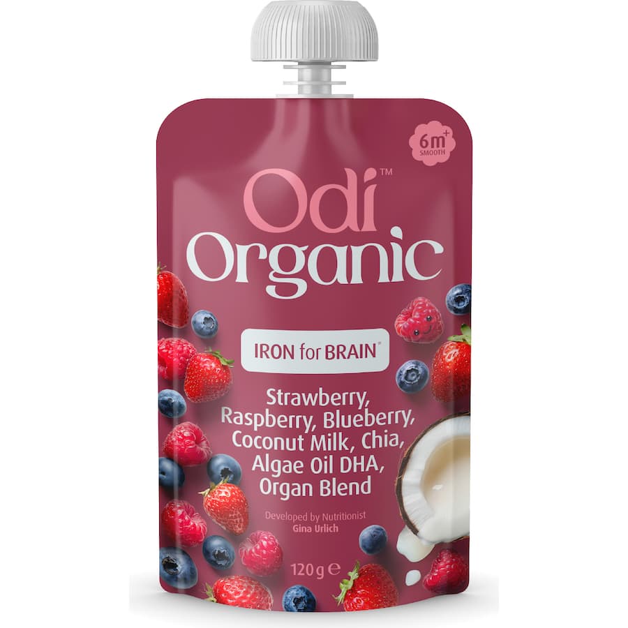 Odi Baby Food Puree Berry 120g