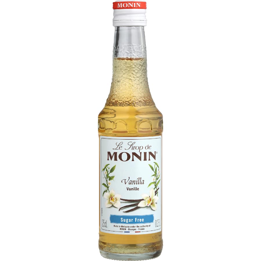Monin Coffee Syrup Low Sugar Vanilla 250mL