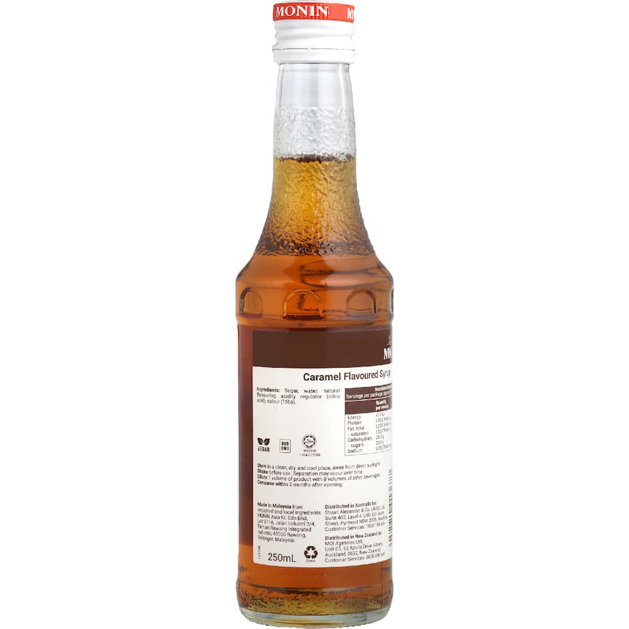 Monin Coffee Syrup Caramel 250mL