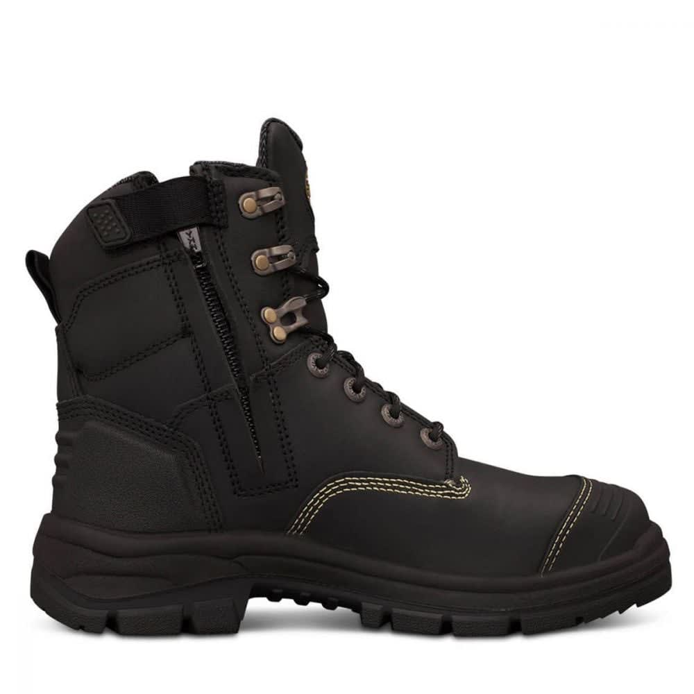 Oliver 55-345Z Zip Sided Safety Boots - Black (Size: 14)