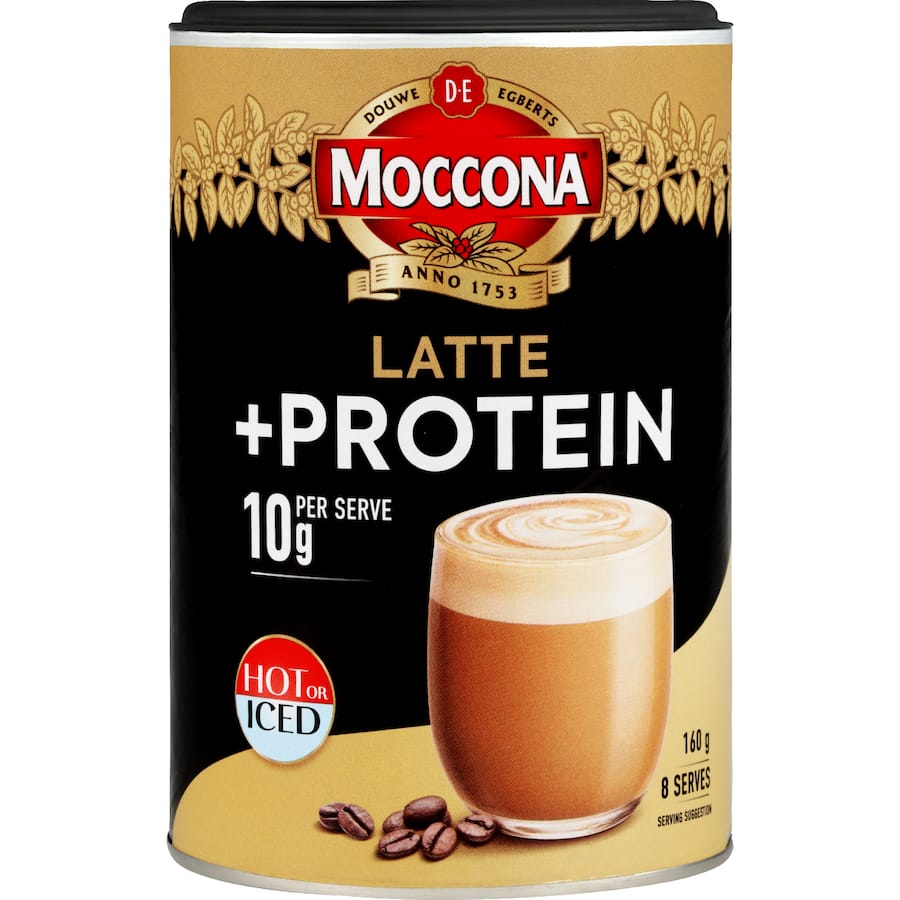 Moccona Protein Instant Coffee Classic Latte 160g