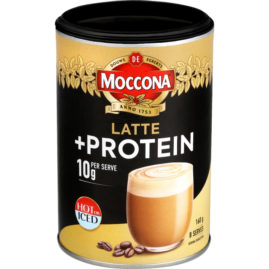 Moccona Protein Instant Coffee Classic Latte 160g