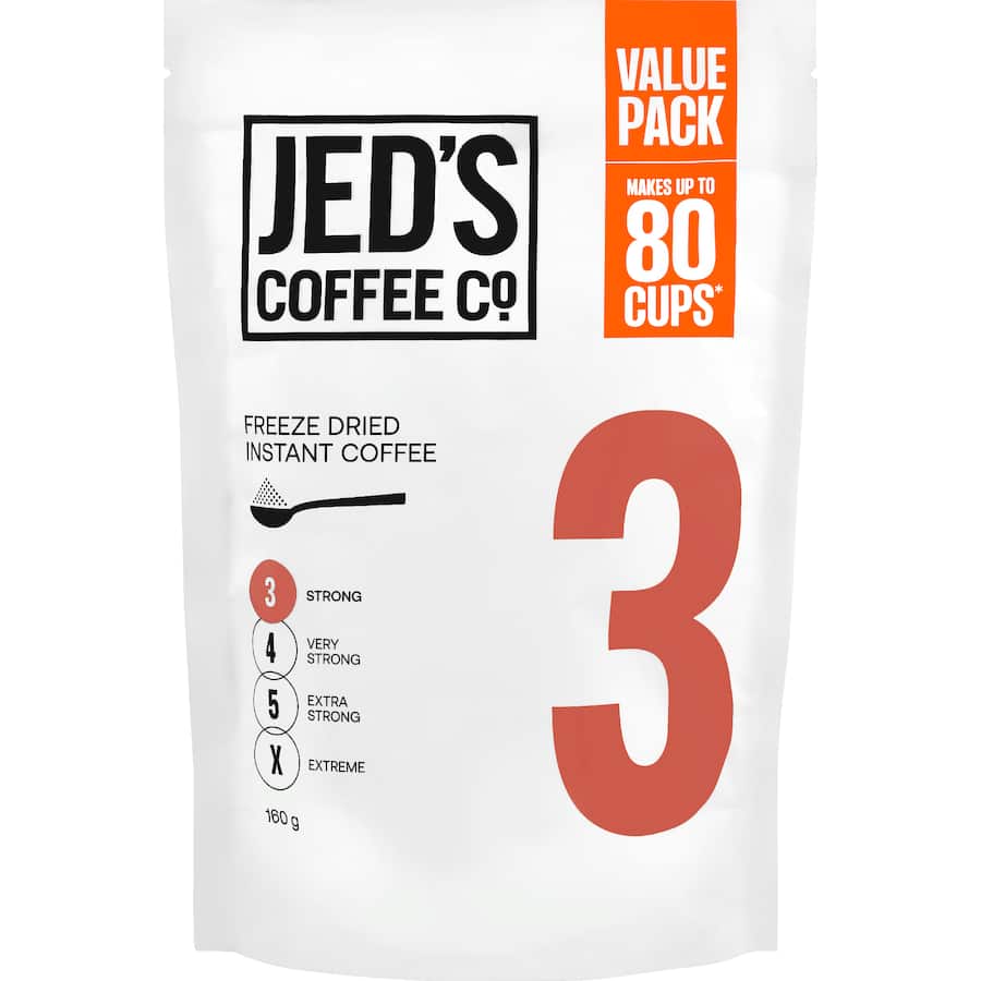 Jed's No. 3 Instant Coffee Freeze Dried Refill 160g