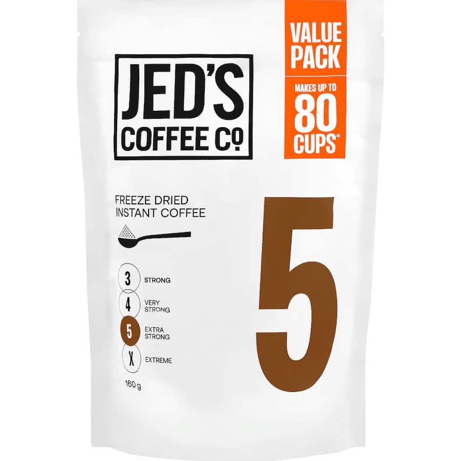 Jed's No. 5 Instant Coffee Freeze Dried Refill 160g
