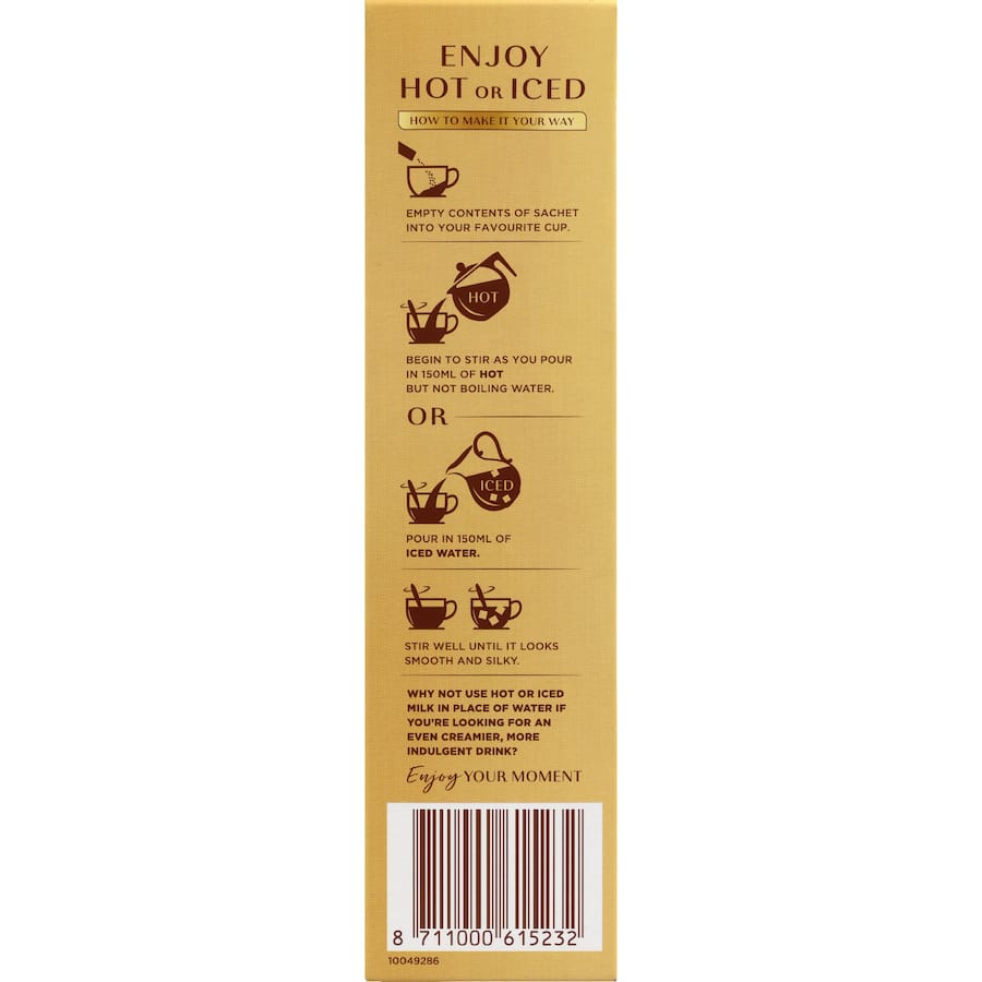 Moccona Coffee Sachets Velvety Mocha 20pack
