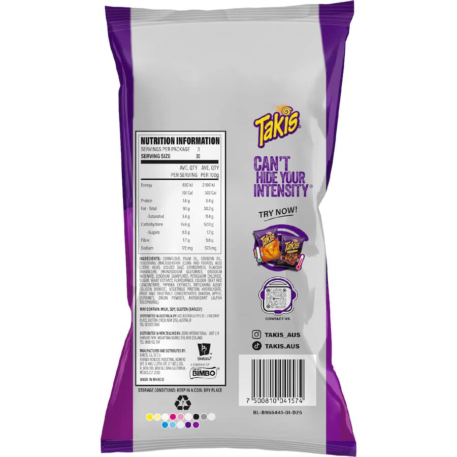 Takis Chips Fuego 85g