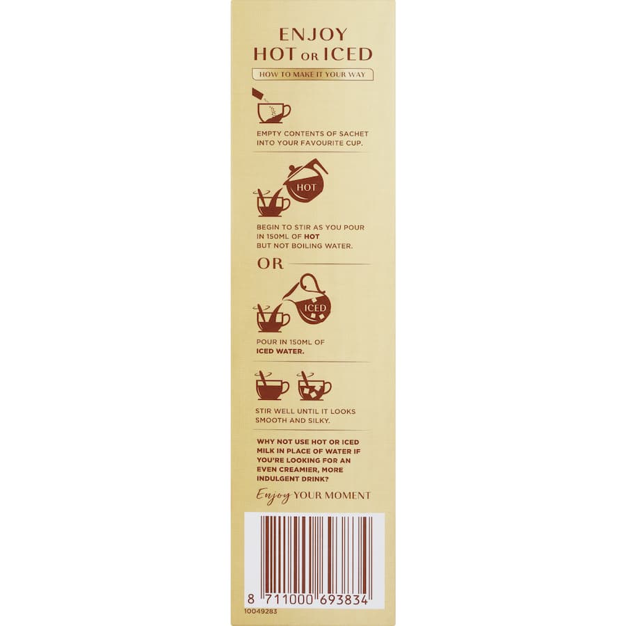 Moccona Coffee Sachets Cinnamon Scroll Latte 10pack