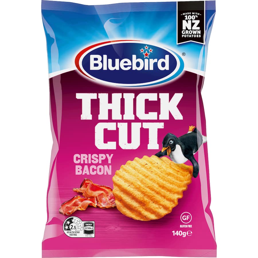 Bluebird Chips Bacon 140g