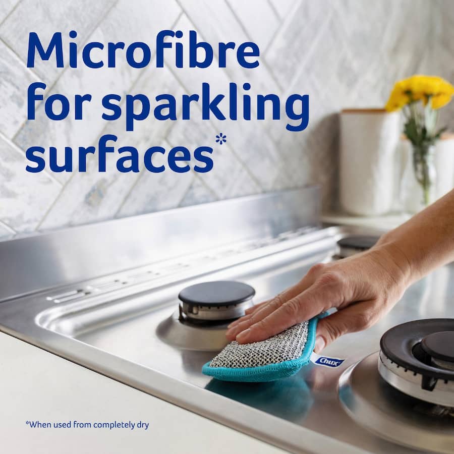 Chux Sponge Non-scratch Microfibre 2pack