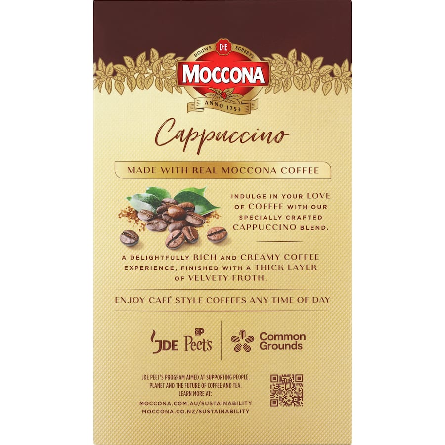 Moccona Coffee Sachets Cappuccino 10pack