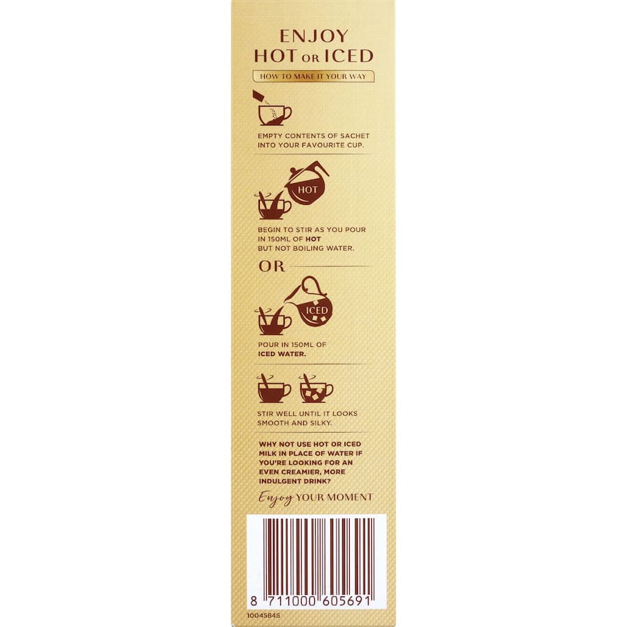 Moccona Coffee Sachets Cappuccino 10pack