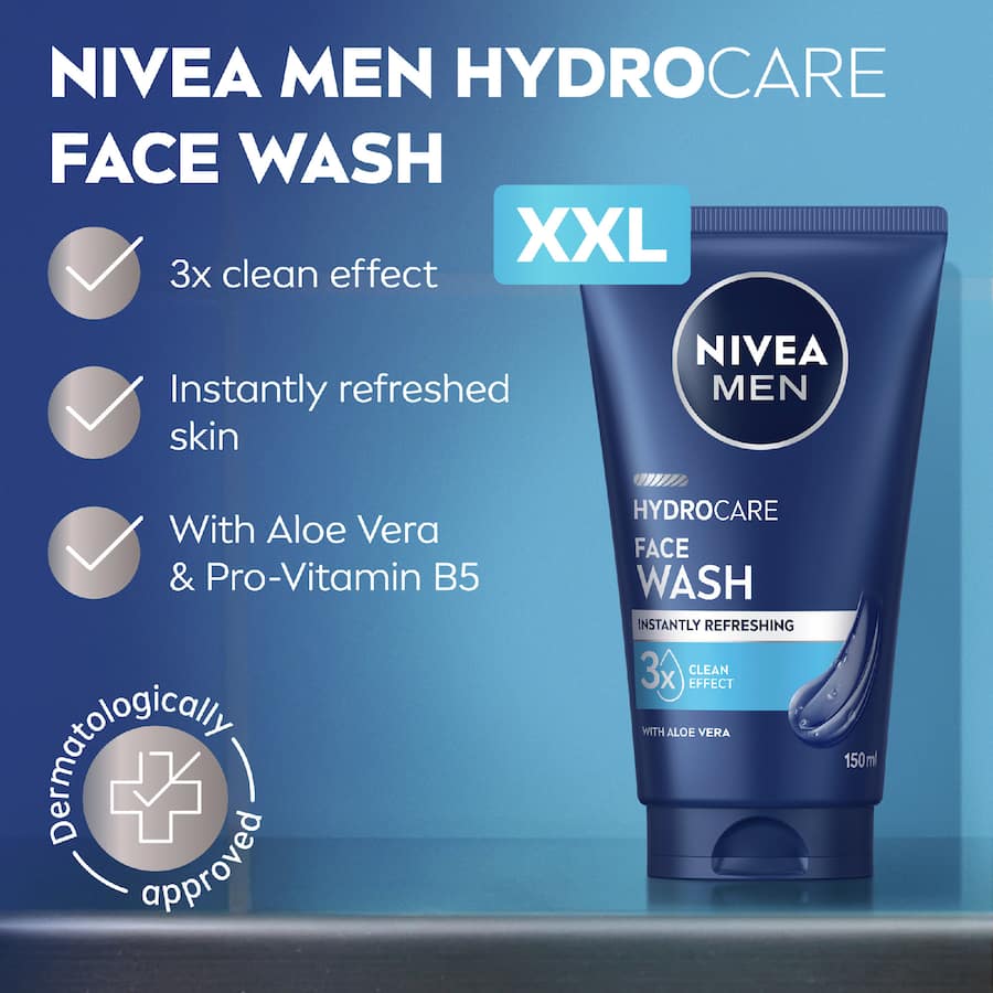 Nivea Men Hydrocare Face Wash Xxl 150mL