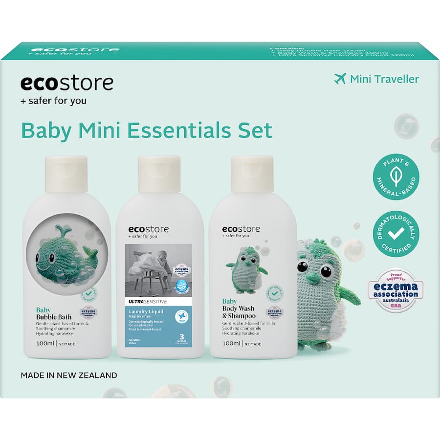 Ecostore Baby Bath Mini Essentials 3pack
